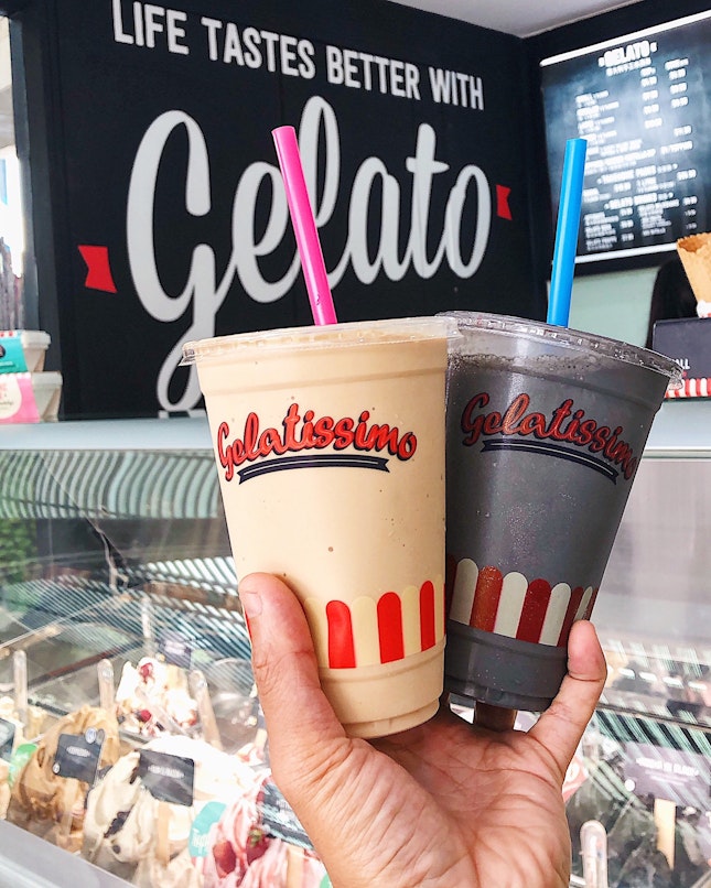 Gelato milkshake ($8.90).