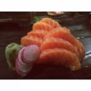 #salmon #sashimi #rawfish #fish #whitagram #japanesefood #japanese #food #dinner #singapore
