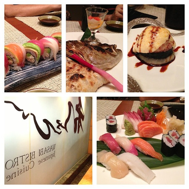 #japanese #cuisine #dinner #wasabibistro #mandarinoriental #hotel 🍣🍱🍥