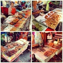 #Bangkok #market #stall #food