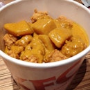 Remember to try the new curry rice bucket today.