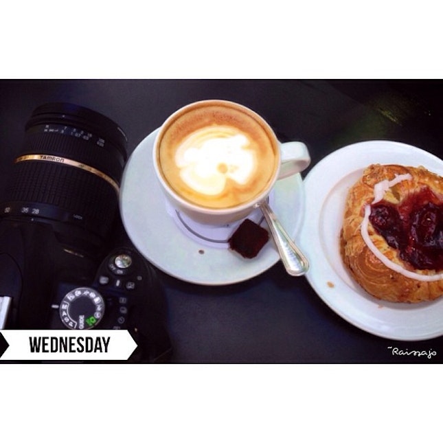 Some of my favorite #camera #coffee and #pastry