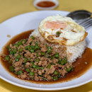 Thai Basil Pork Rice with Egg ($5.50)