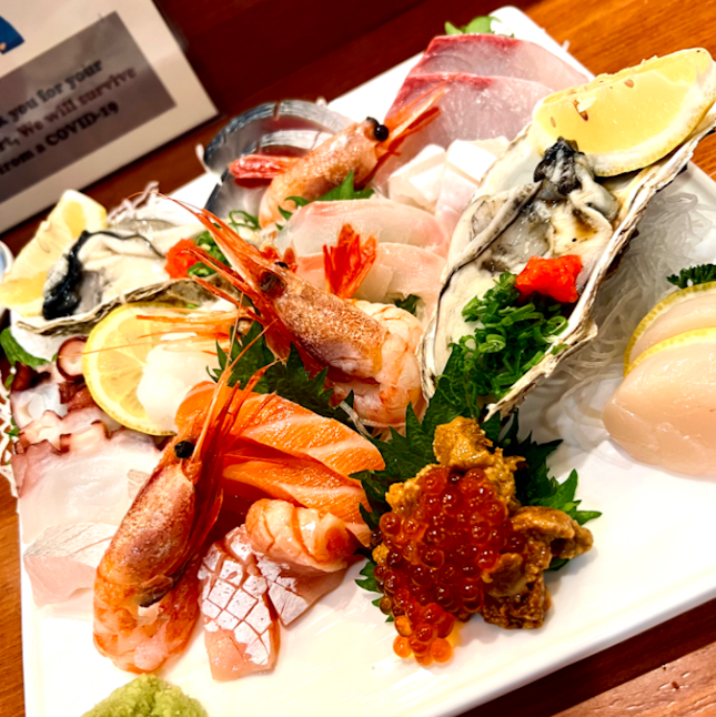 Chef’s special sashimi platter