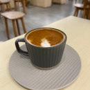 A Japanese milk coffee 